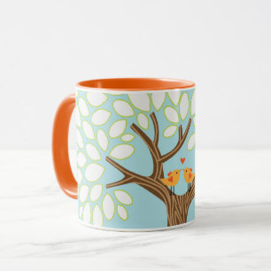 Love Birds in a Tree (Day) Mug