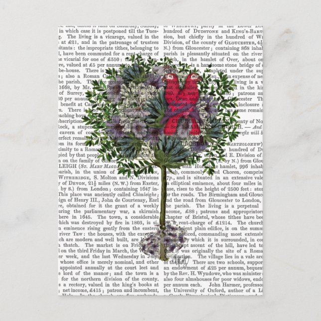 Love Birds in a Tree Postcard (Front)