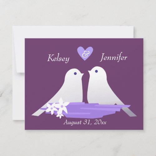 Love Birds Invitation