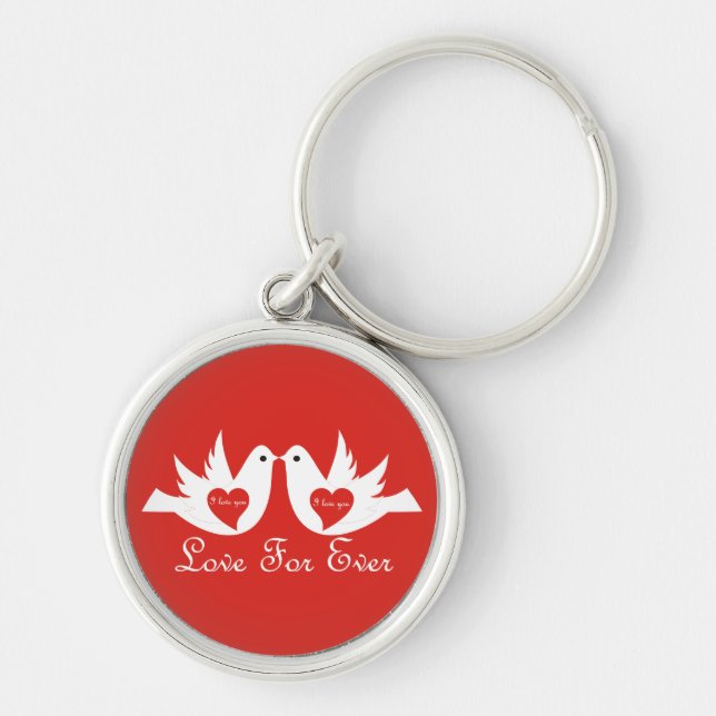 Love Birds Keychain (Front)