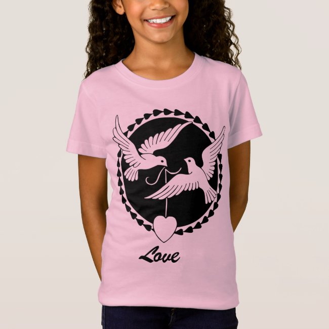 Love Birds Kids T-Shirt