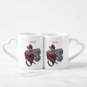 Love Birds. Mugs for Lovers
