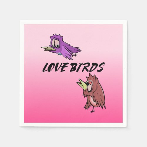 Love birds napkins