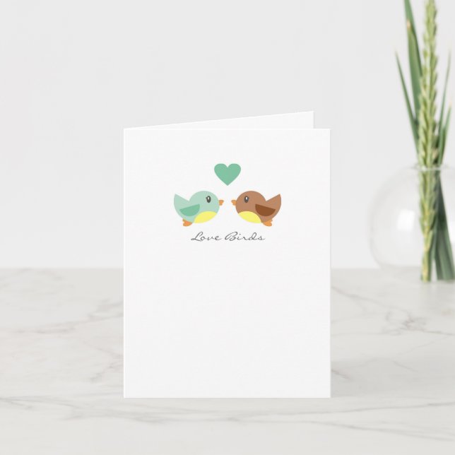 Love Birds Note Cards (Front)