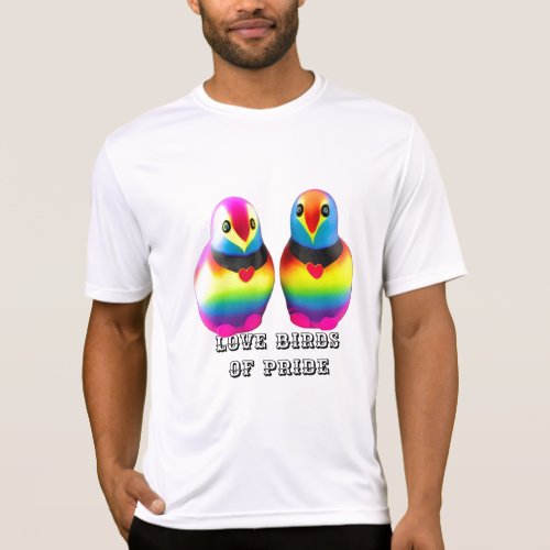 Love Birds of Pride   T_Shirt