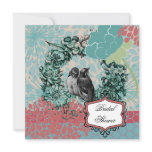 Love Birds on Wreath Bridal Shower Invitation