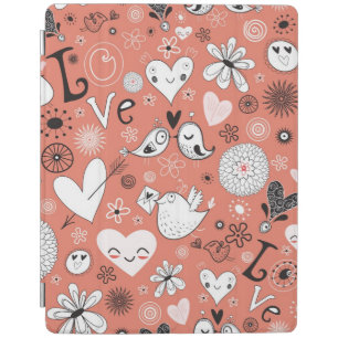 Love Birds Pattern iPad Smart Cover