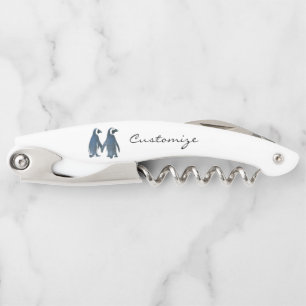 Love Birds Penguin Couple Thunder_Cove Waiter's Corkscrew
