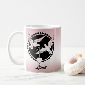 Love Birds Pink Mug