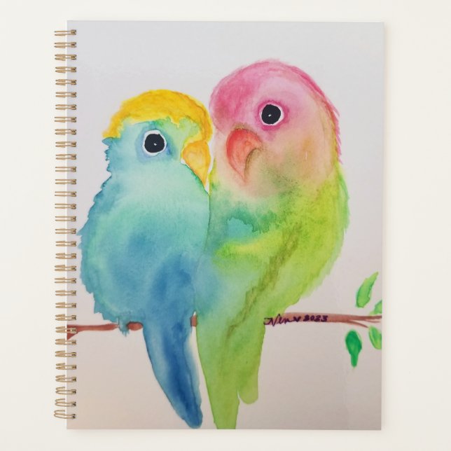 Love Birds Planner (Front)