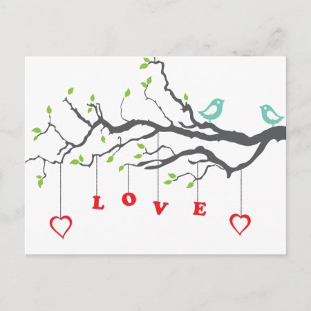 Love Birds Postcard