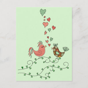 Love Birds Postcard