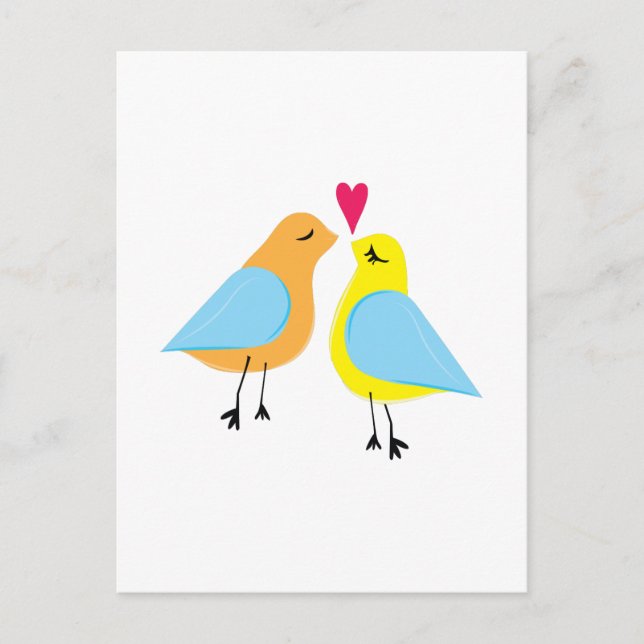Love Birds Postcard (Front)