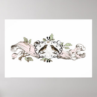 Love birds poster