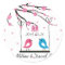 Love Birds Sakura Double Happiness Wedding
