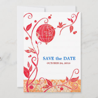 Love Birds Save the Date Wedding Invitations
