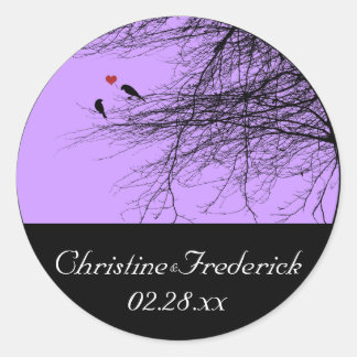 Love Birds, souvenir sticker