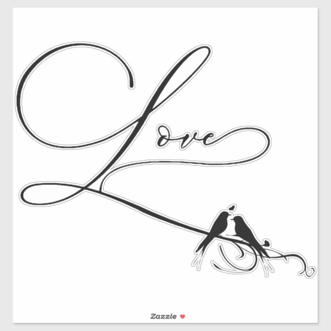Love birds sticker (Sheet)