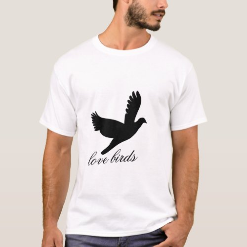 love birds t_shirt print