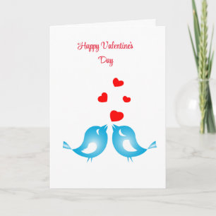 Love Birds Teen First Love  Valentine's Day   Card