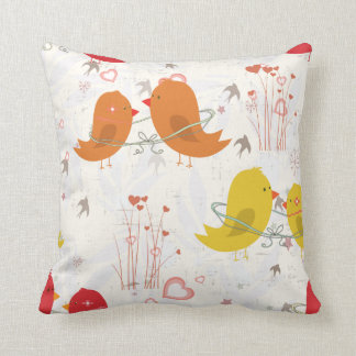 Love Birds Throw Pillow