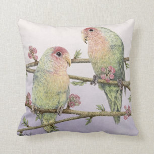 Love Birds Throw Pillow