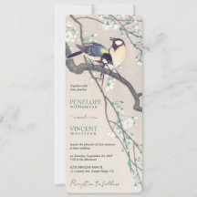 Love Birds - Vintage Art Wedding