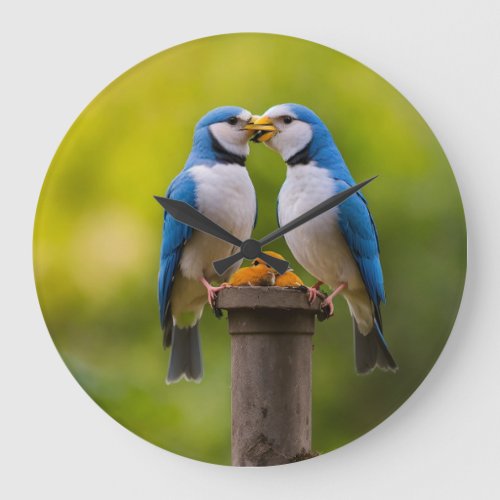 Love Birds wall clock