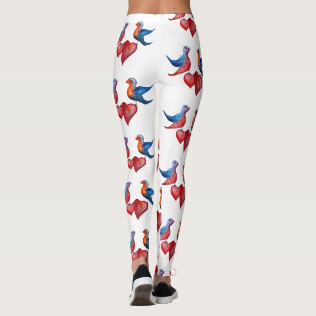 love birds watercolor birds custom leggings r19075828ea38482298396583c0e01749 6ftq4 644