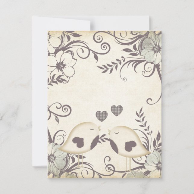 Love Birds Wedding (blank) (Front)