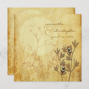 Love birds+wedding Invitations