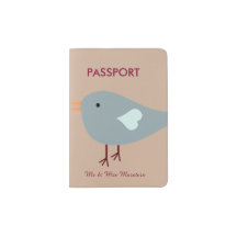 Love Birds Wedding Passport Holder