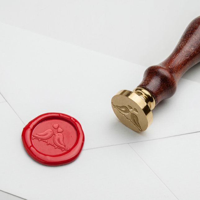 Love Birds Wedding Wax Seal Stamp (Creator Uploaded)