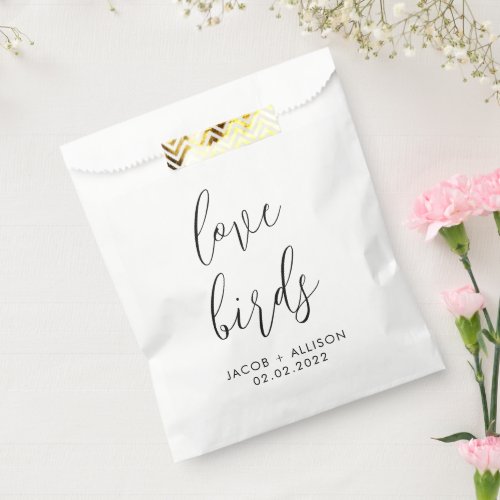 love birds wildflower seeds wedding confetti favou favor bag