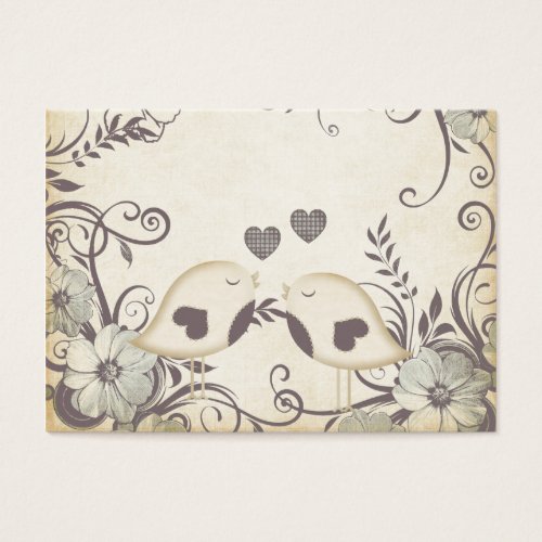 Love Birds (with custom template) Business Card Template