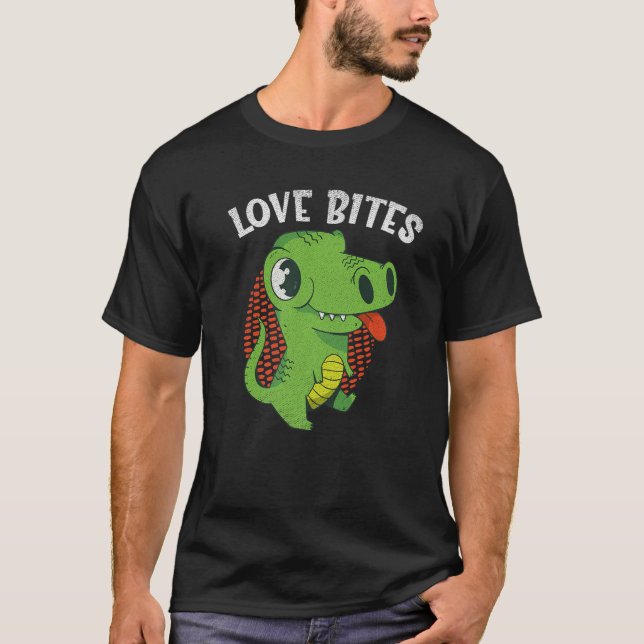 Love Bites Dinosaur T-Shirt (Front)
