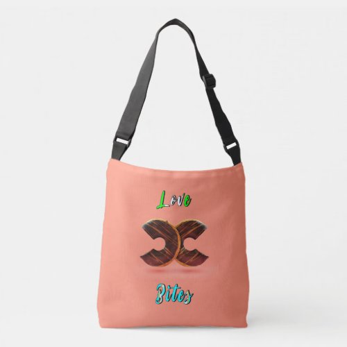 Love Bites Doughnuts 2 June Valentines Donut Day Crossbody Bag