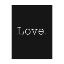 Love. Black And White Love Quote Template