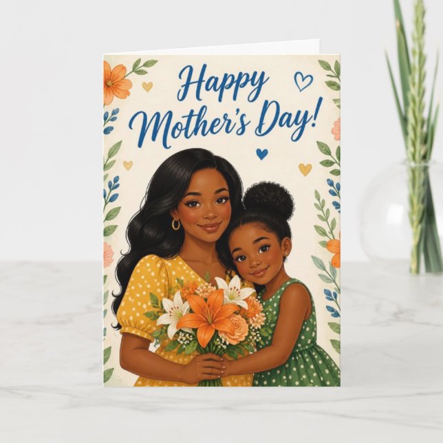 Love Blooms Mother's Day Card (Front)