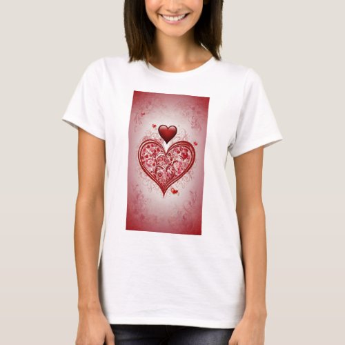 Love Blooms Valentines Day Special T_Shirt Desig