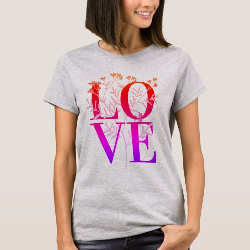 Love Blossoms Girl Edition T_Shirt