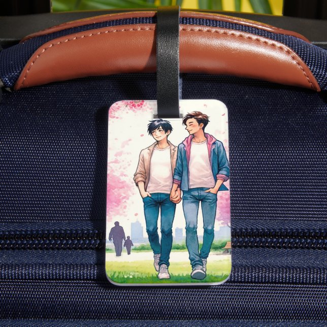 Love blossoms luggage tag (Back Insitu 4)
