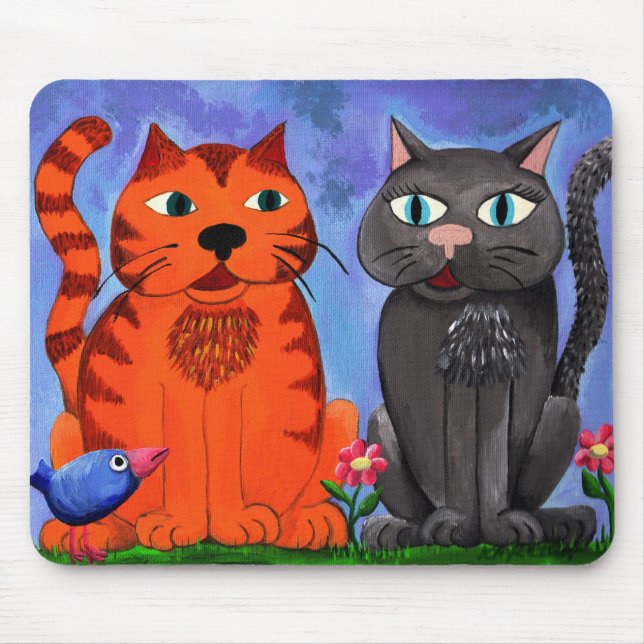 Love Blossoms Mouse Pad (Front)