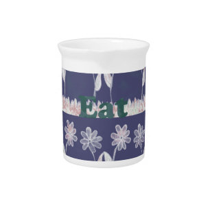 Love Blue Baby Shower colors Pitcher