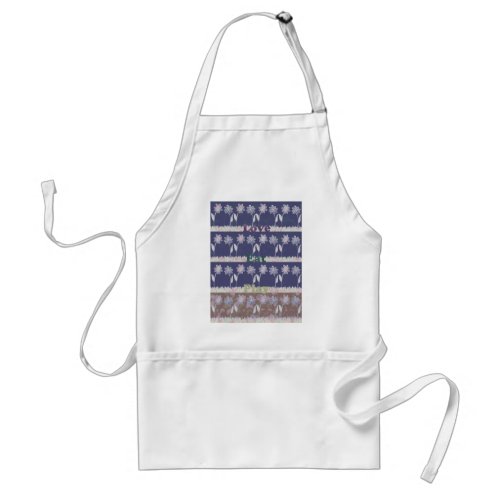 Love Blue Baby Shower colorspng Adult Apron