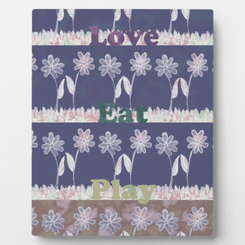 Love Blue Baby Shower colorspng Plaque