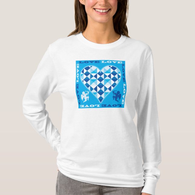 Love (Blue Diamond) T-Shirt (Front)