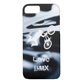 Love BMX with bicycle gears and stunt iPhone 8/7 Case