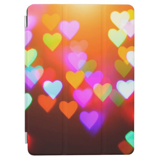 Love bokeh background iPad air cover