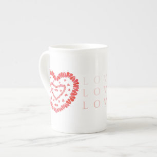 LOVE Bone China Mug 